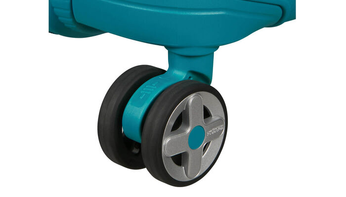 Shock absorbing double wheels