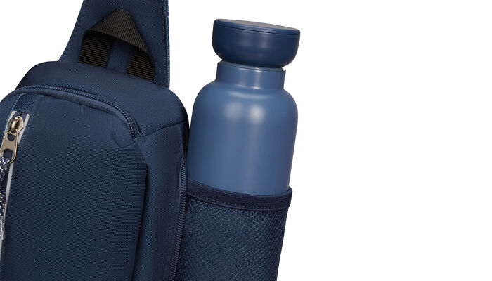 Zipped pocket bottle holder
