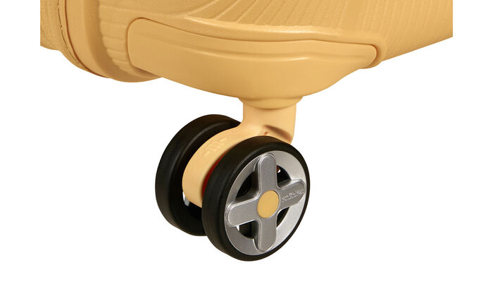 Shock absorbing double wheels