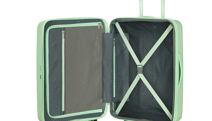 Interior organisation with extra zipped apron pocket