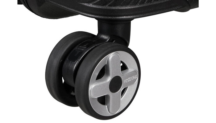 Shock absorbing double wheels