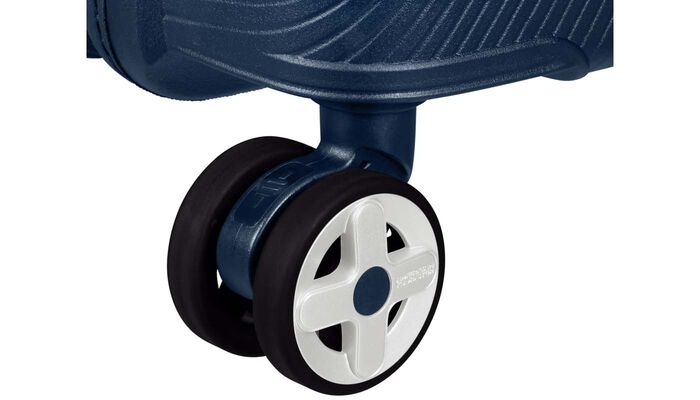 Shock absorbing double wheels