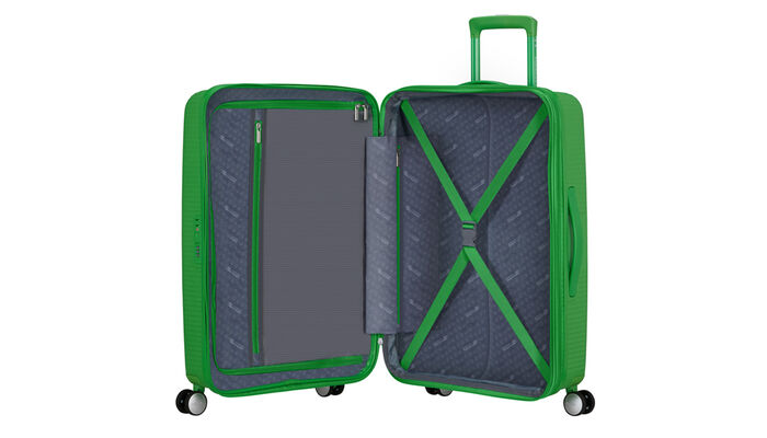 Interior organisation with extra zipped apron pocket