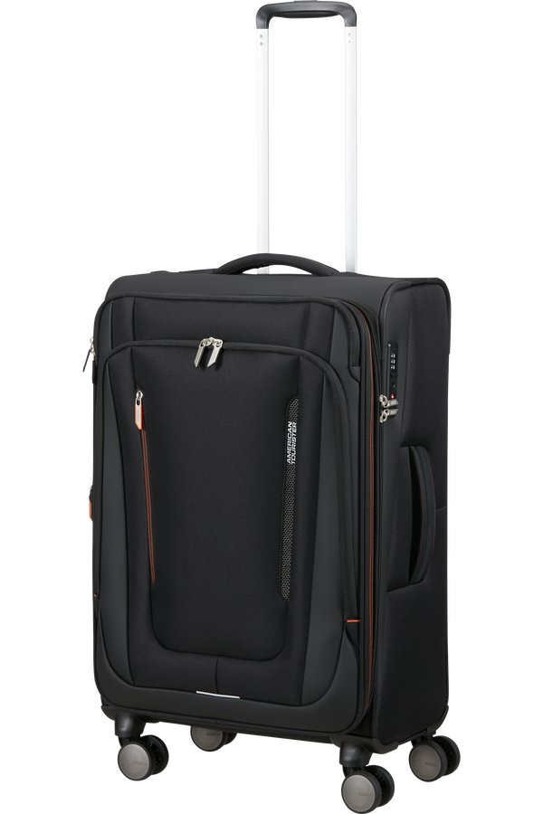 American Tourister Wanderlite Spinner EXP TSA M  Shadow Black