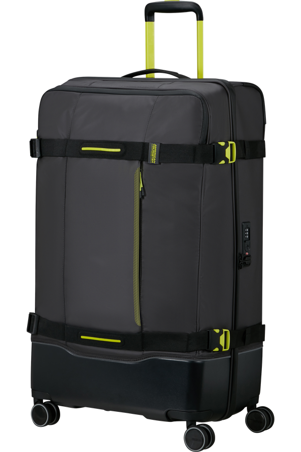 American Tourister Urban Track Spinner L TSA Coated 79cm  Black/Lime