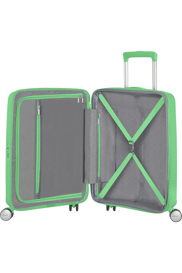 American Tourister Soundbox Spinner TSA Expandable 55cm  Spring Green American Tourister Soundbox Spinner TSA Expandable 55cm  Spring Green