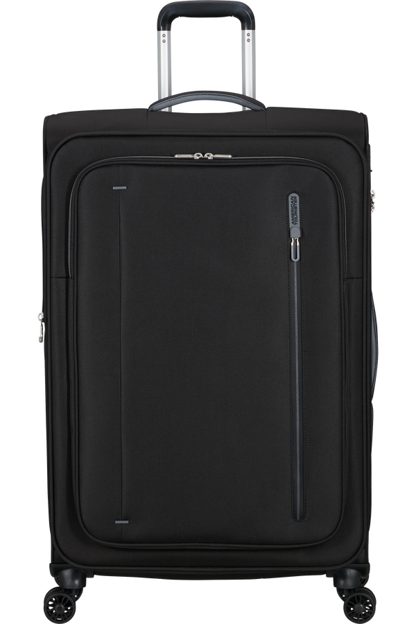 American Tourister Cloudrider Spinner EXP TSA L Jet Black