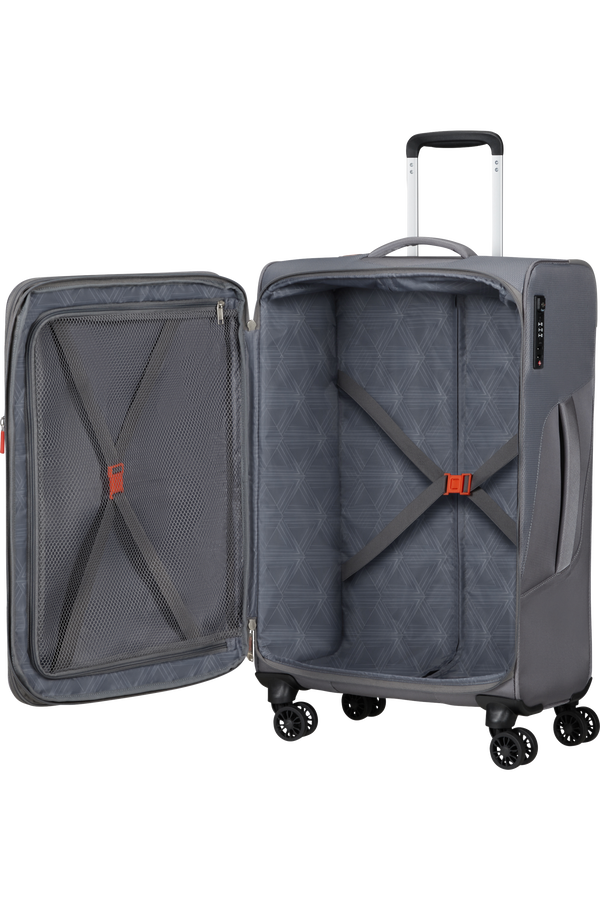 American Tourister Summerfunk Spinner Exp TSA 67cm  Titanium Grey