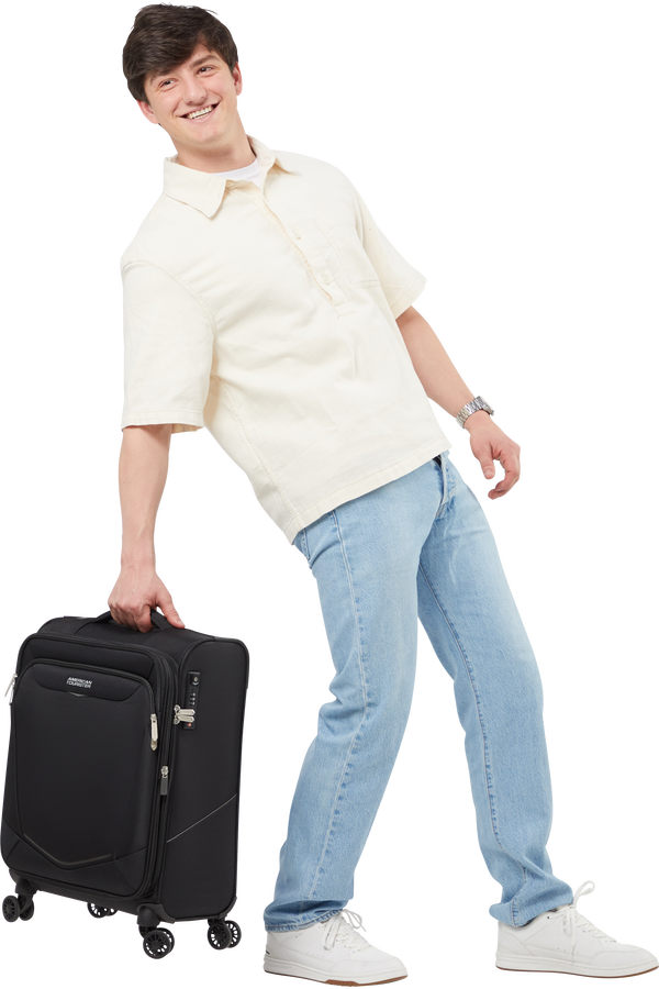 American Tourister SummerRide Spinner S EXP TSA 55cm Black