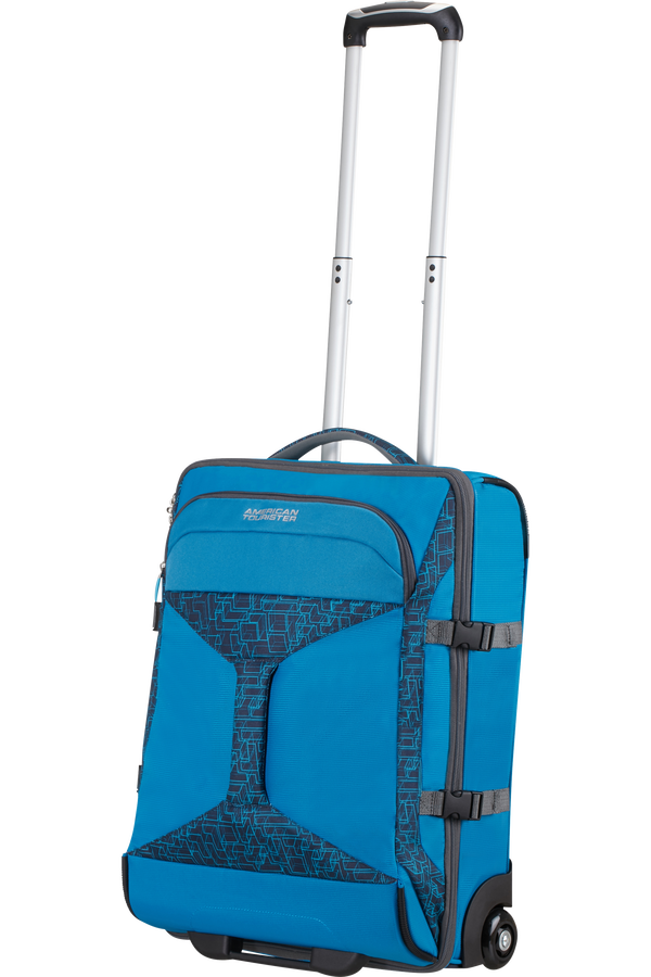 American Tourister Road Quest Duffle with Wheels 55X40X20cm Bluestar Print