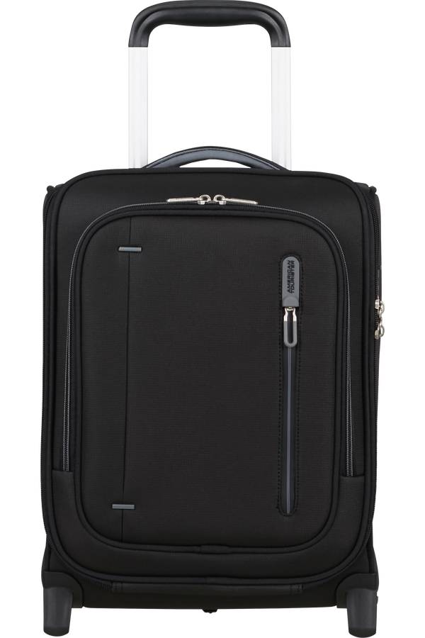 Cloudrider S/M Upright (2 wheels) | American Tourister Cloudrider Upright Underseater Tsa  Jet Black