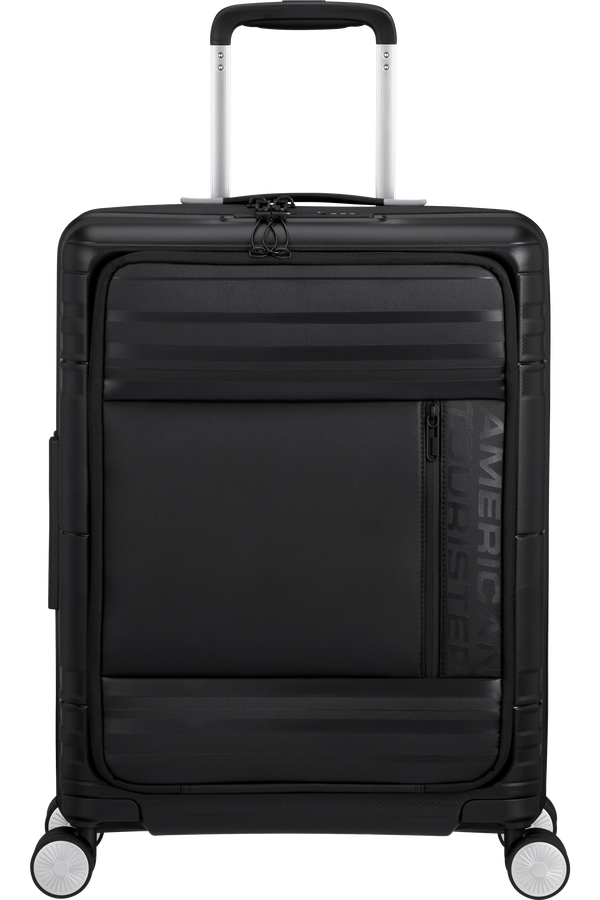 American Tourister Hello Cabin Spinner TSA Coated 55cm Onyx Black