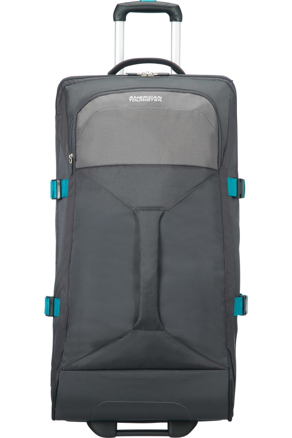 American Tourister Road Quest Duffle with Wheels L  Grey/Turquoise