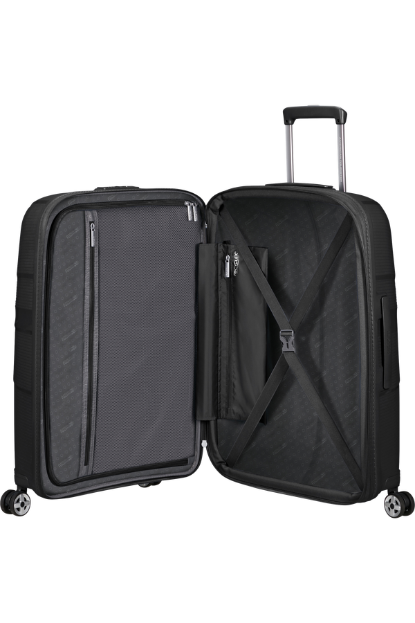American Tourister Starvibe Spinner Expandable TSA 67cm Black