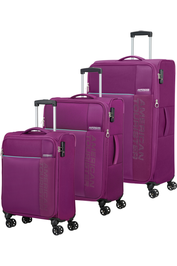 American Tourister Fun Cruise 3 PC Set A  Deep Purple/Aquamarine