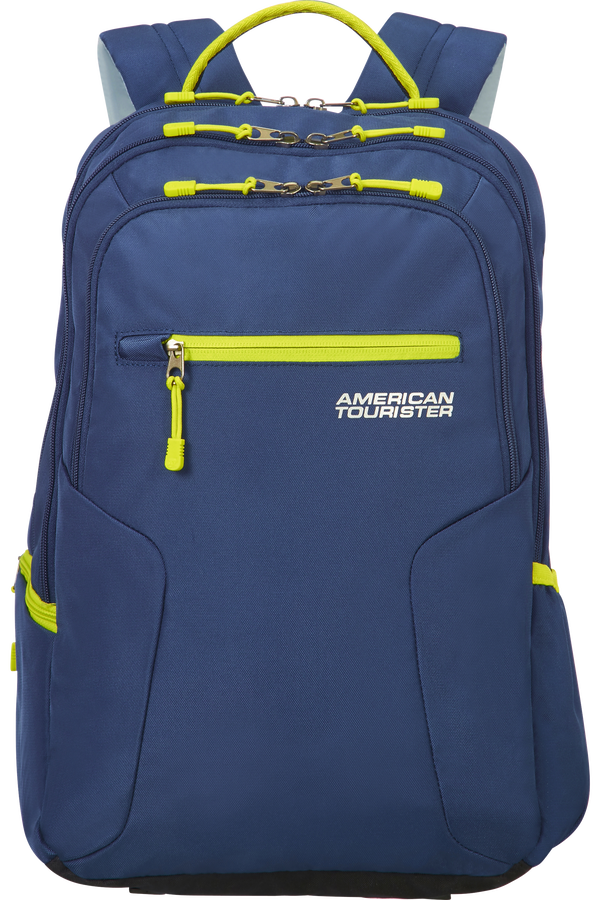 American Tourister Urban Groove Laptop Backpack  15.6inch True Navy/Lime