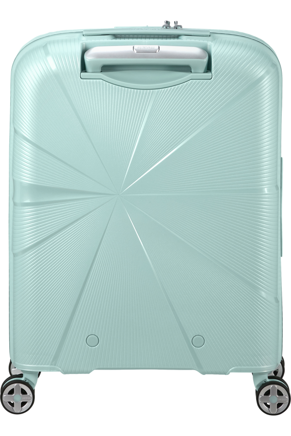 American Tourister StarVibe Spinner Expandable TSA 55cm  Metallic Surf Blue