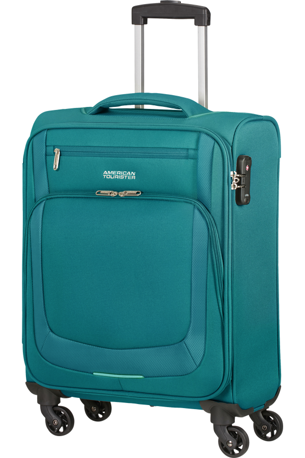 American Tourister Summer Session Spinner TSA 55cm  Blue/Light Blue