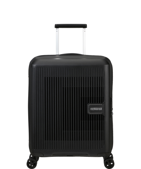AeroStep 55cm Cabin luggage | American Tourister Aerostep Spinner 55/20 Exp Tsa 55cm  Black