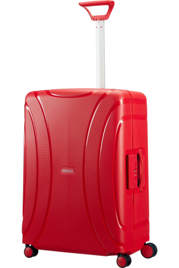 American Tourister Lock'n'Roll 4-wheel Spinner 69cm medium suitcase Formula Red