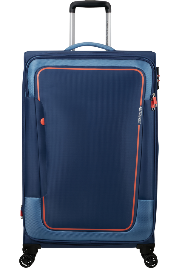 American Tourister Pulsonic Spinner Expandable 81cm  Combat Navy