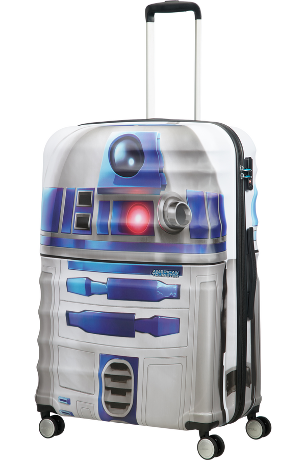 American Tourister Wavebreaker Disney 4-wheel 77cm large Spinner suitcase Star Wars R2-D2 American Tourister Wavebreaker Disney 4-wheel 77cm large Spinner suitcase Star Wars R2-D2