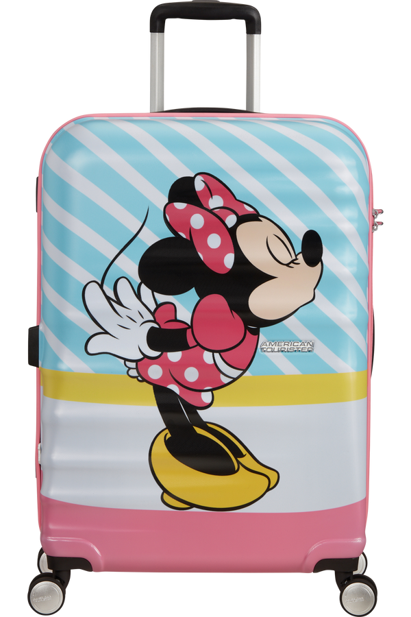 American Tourister Wavebreaker Disney Spinner 67cm  Minnie Pink Kiss