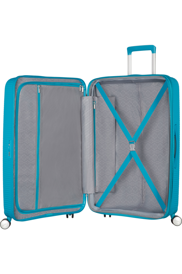 American Tourister Soundbox Spinner Expandable 77cm Summer Blue