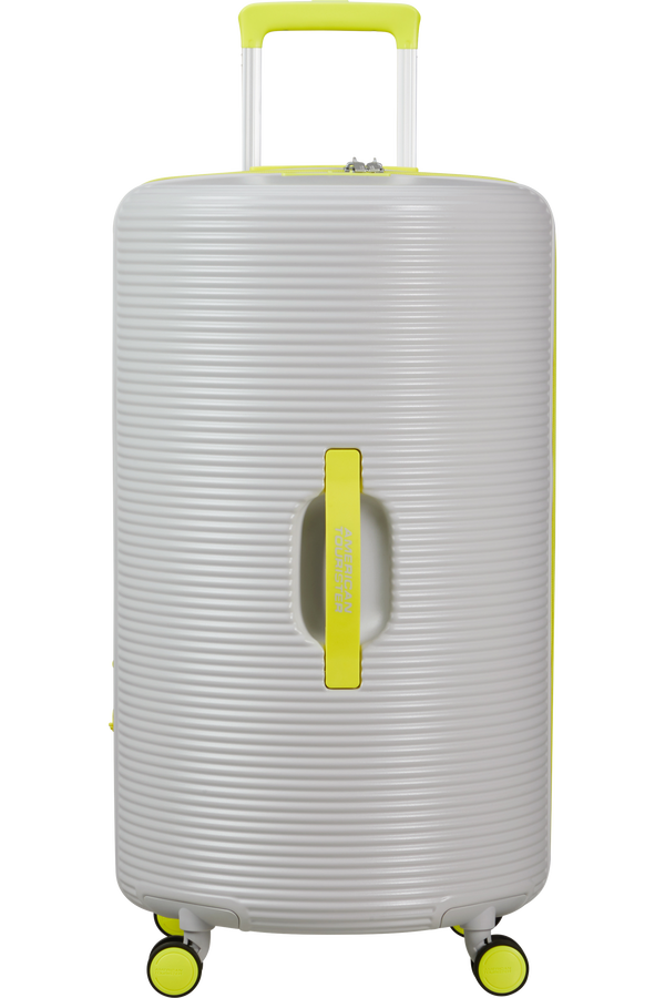 American Tourister Rollio Spinner 75cm  Light Grey/Lime