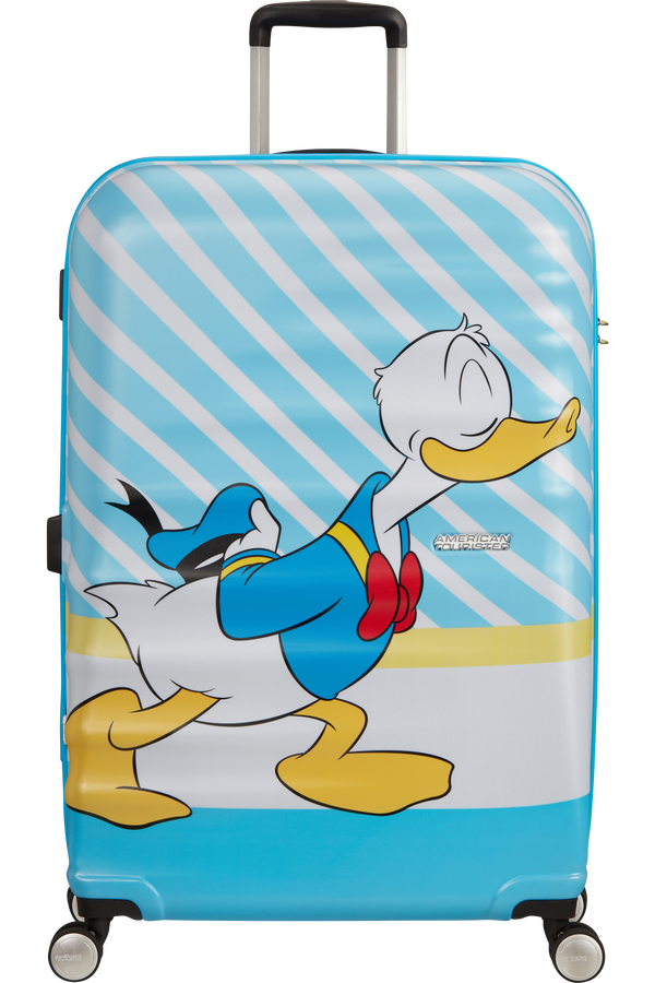 American Tourister Wavebreaker Disney Spinner 77cm  Donald Blue Kiss