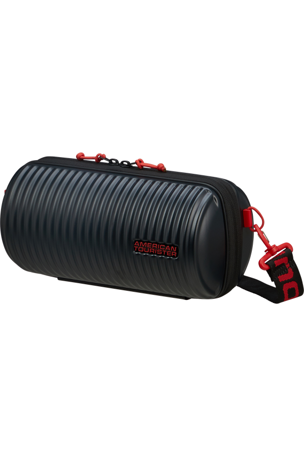 American Tourister Rollio Cross Body  Black/Red American Tourister Rollio Cross Body  Black/Red