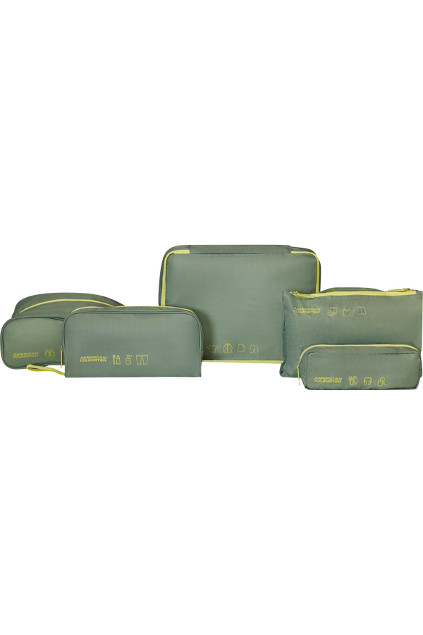 American Tourister American Tourist. Ta Packing Organizers 5Pcs  Olive/Lime