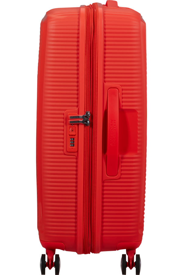 American Tourister SoundBox Spinner TSA Expandable 67cm  Neon Orange