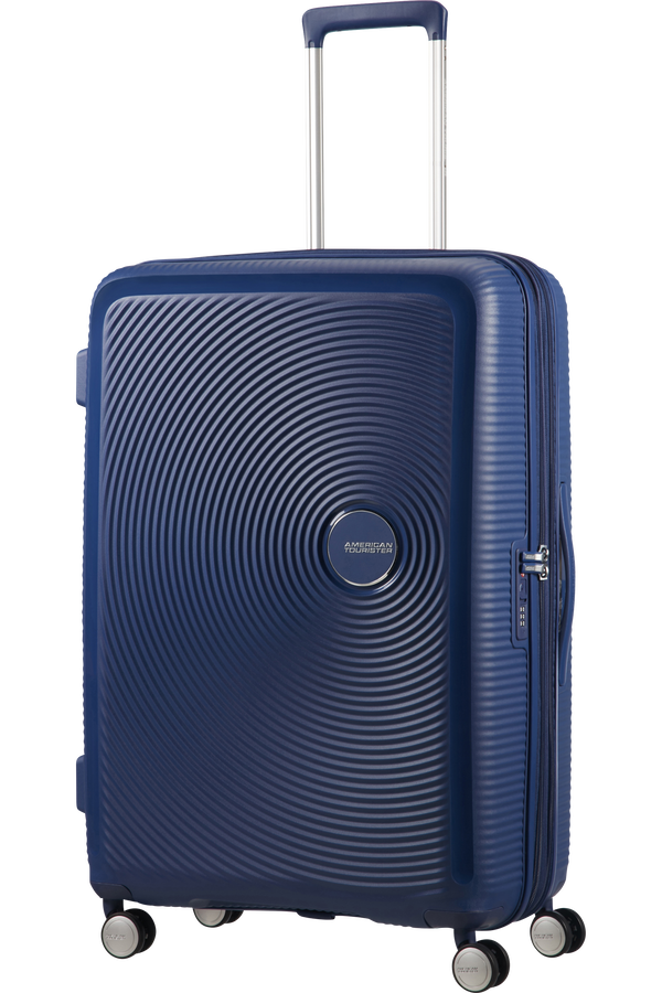 American Tourister Soundbox Spinner Expandable 77cm Midnight Navy