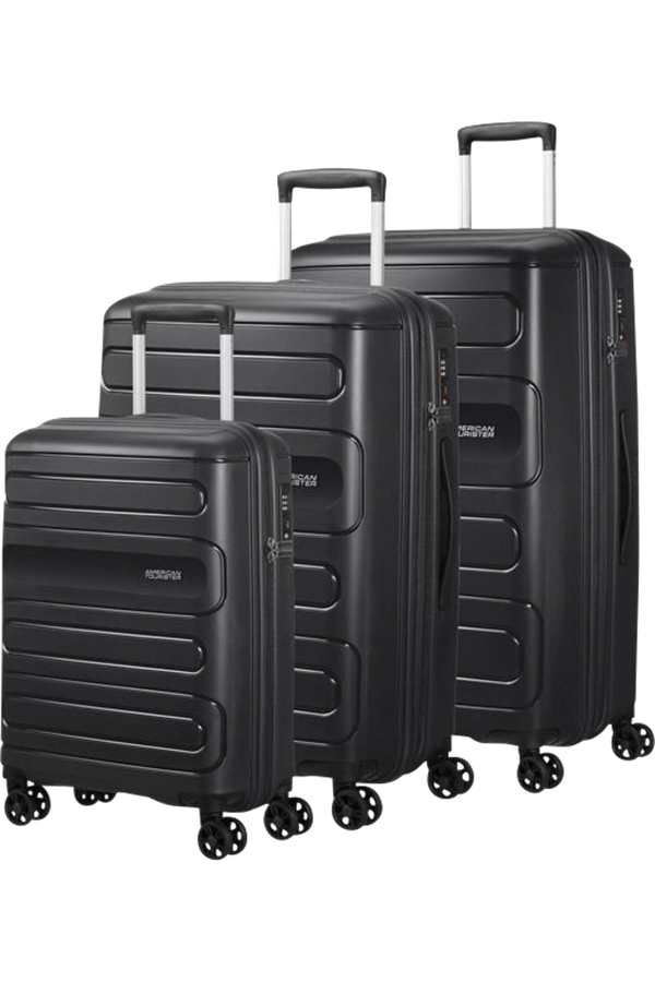 American Tourister Sunside 3 Pc Set C  Black