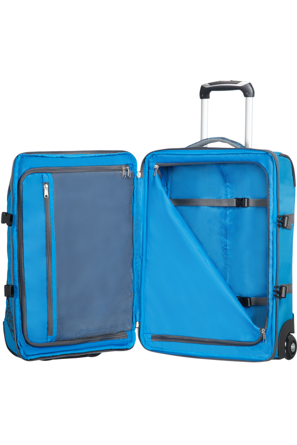 American Tourister Road Quest Duffle with Wheels 55X40X20cm Bluestar Print