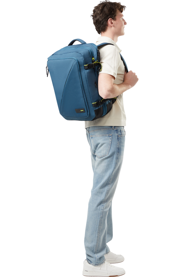 American Tourister Take2cabin Travel Backpack Expandable L  Harbor Blue