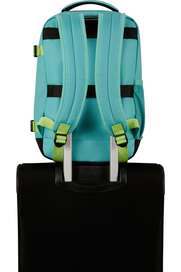 American Tourister Take2cabin Casual Backpack S  Dusty Turquoise/Lime American Tourister Take2cabin Casual Backpack S  Dusty Turquoise/Lime