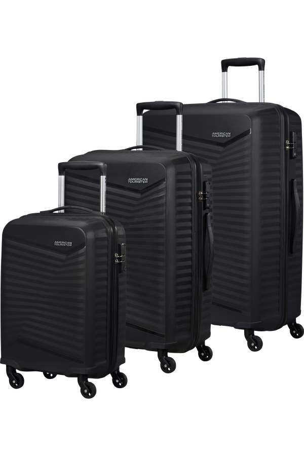 American Tourister Jetdriver 2.0 3 PC SET A  Black