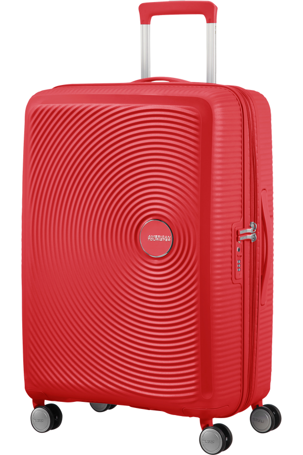 American Tourister Soundbox Spinner Expandable 67cm  Coral Red American Tourister Soundbox Spinner Expandable 67cm  Coral Red