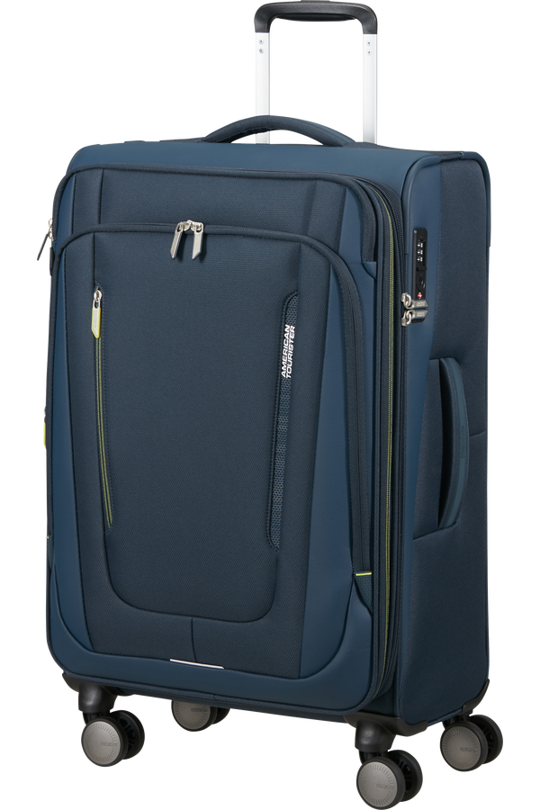 American Tourister Wanderlite Spinner EXP TSA M  Dark Navy