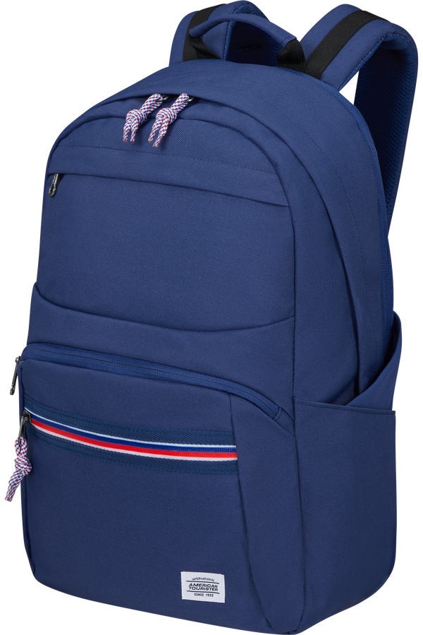 Navy and clearance white backpack