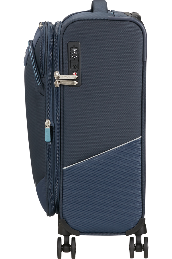 American Tourister SummerRide Spinner Expandable TSA 55cm L35  Navy