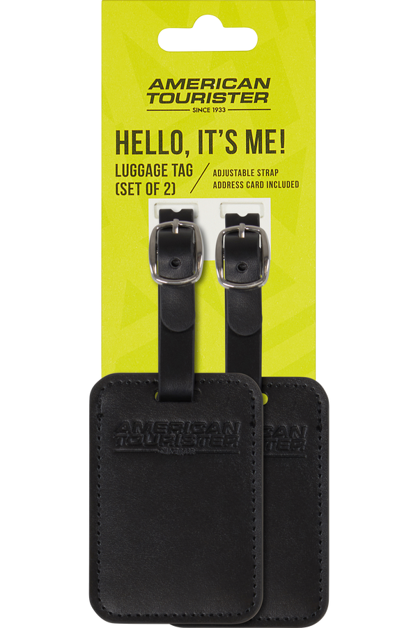 American Tourister American Tourist. Ta Luggage Tag X2  Black