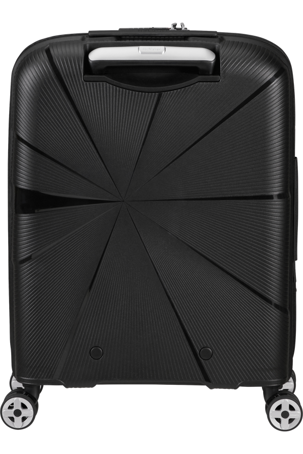 American Tourister Starvibe Spinner Expandable TSA 55cm Black American Tourister Starvibe Spinner Expandable TSA 55cm Black