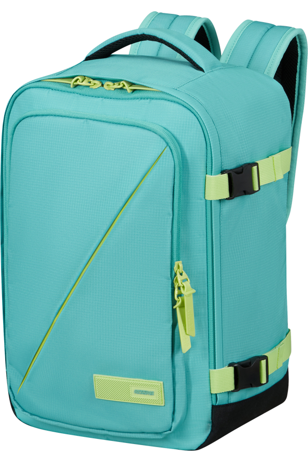 American Tourister Take2cabin Casual Backpack S  Dusty Turquoise/Lime American Tourister Take2cabin Casual Backpack S  Dusty Turquoise/Lime