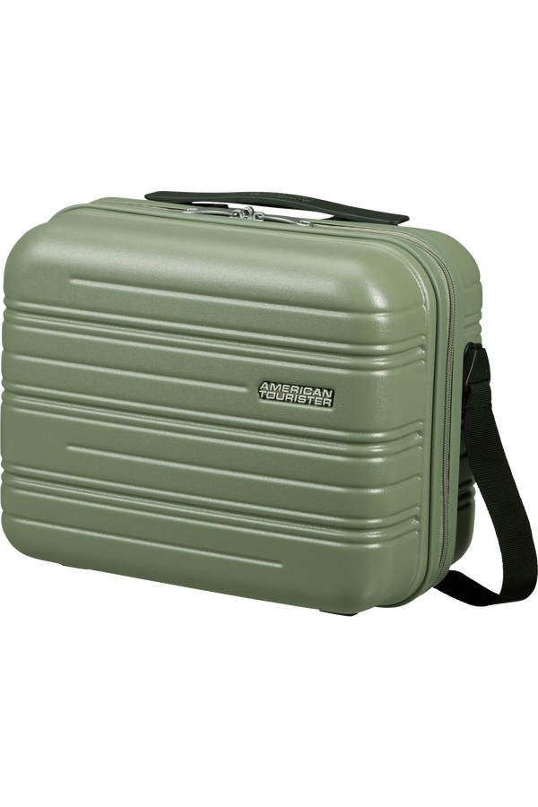 American Tourister High Turn Beauty Case  Matt Sage Khaki American Tourister High Turn Beauty Case  Matt Sage Khaki