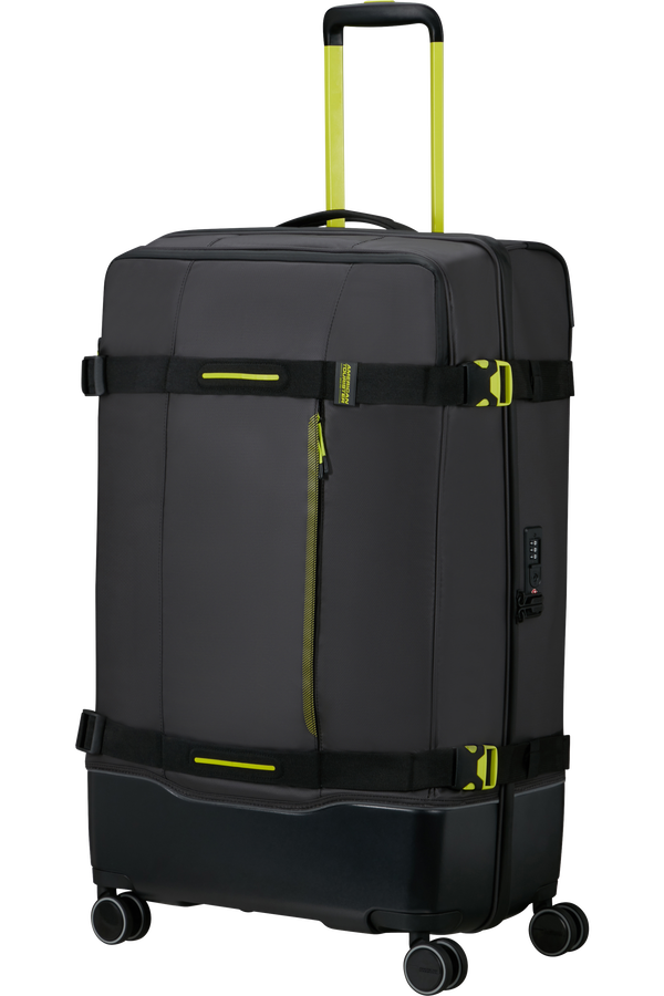 American Tourister Urban Track Spinner L TSA Coated 79cm  Black/Lime
