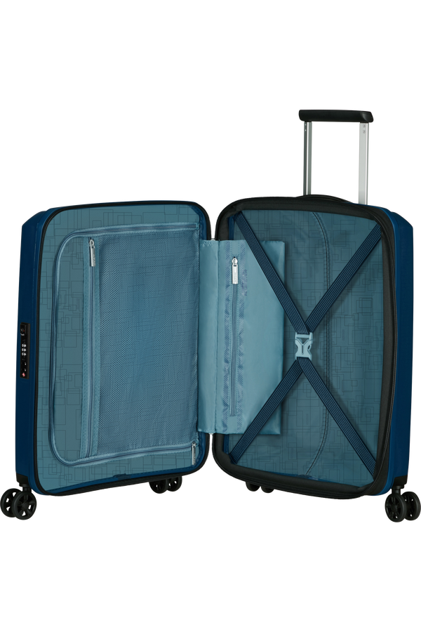 American Tourister Aerostep Spinner 55/20 Exp Tsa 55cm  Navy Blue