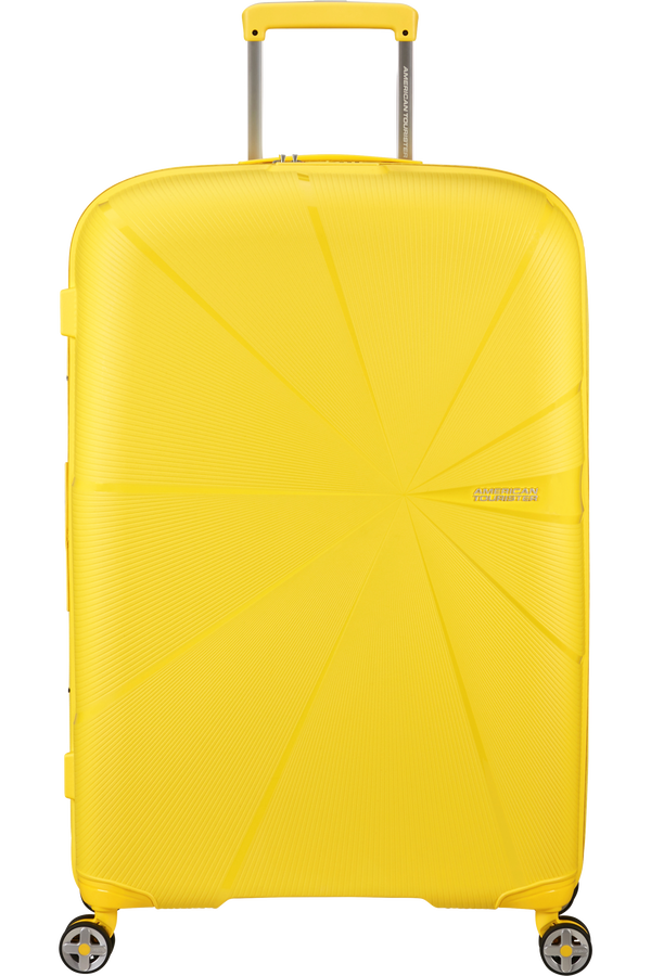 American Tourister Starvibe Spinner Expandable 77cm Electric Lemon